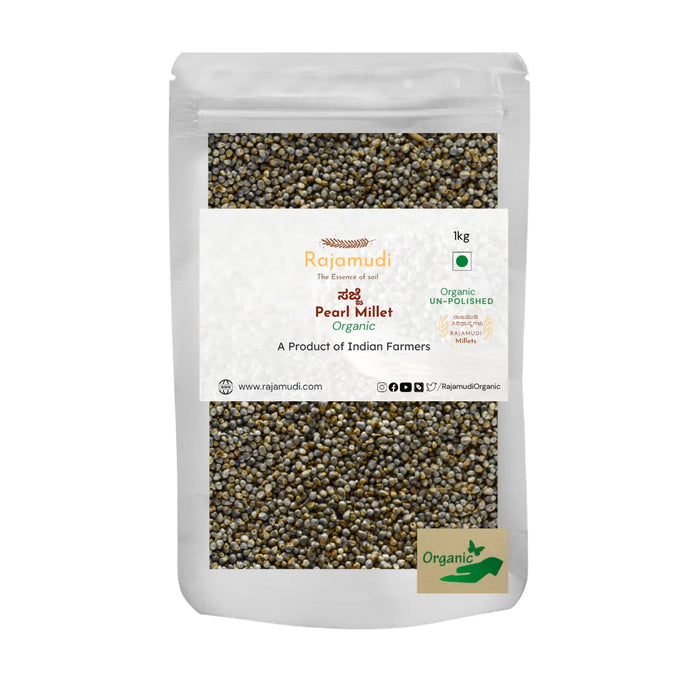 Organic Pearl Millet - Rajamudi Millets | Rajamudi Organics