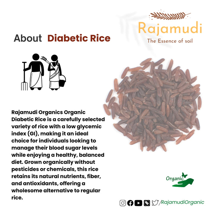 Organic Diabetic Rice | Rajamudi Organics