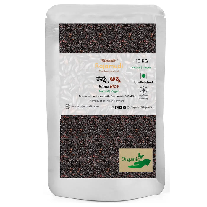 Organic authentic Black Rice / Karuppu kavuni by Rajamudi Organics