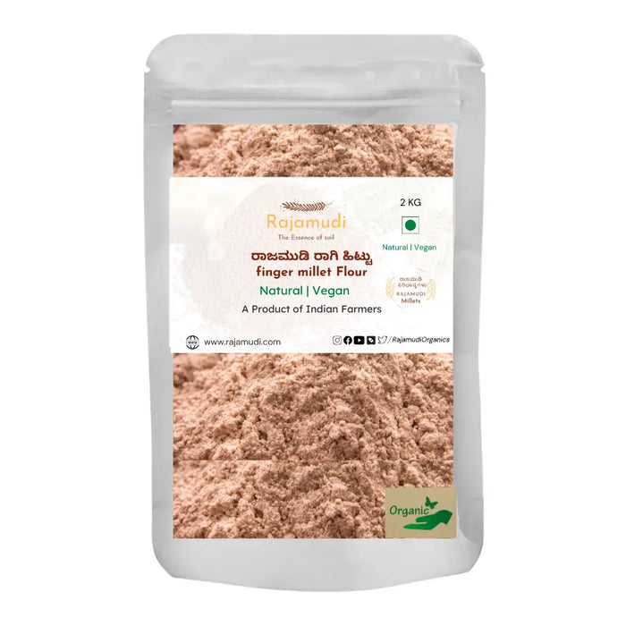 Finger Millet Flour - Ragi Flour | Rajamudi Organics