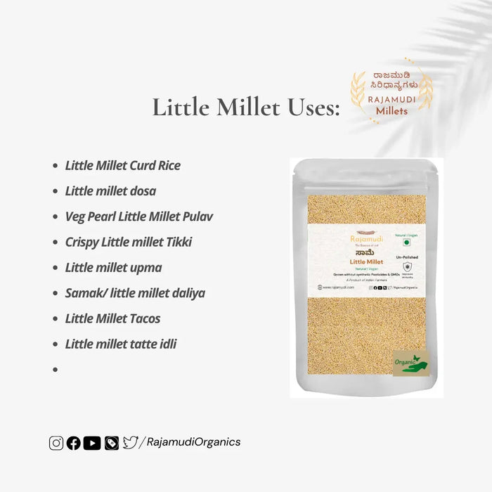 SAAME - Little Millet | Rajamudi Organics