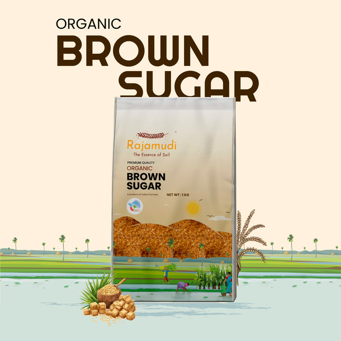 Organic Brown Sugar | Sulphurless Sugar - Rajamudi Organics