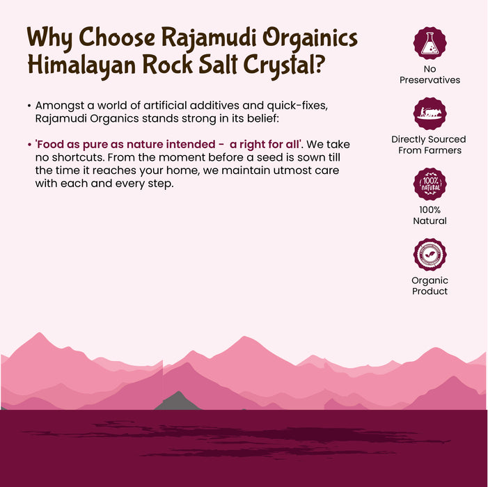 Purest Himalayan Rock Salt Crystals: Nature's Salt Symphony (Sendha Namak)