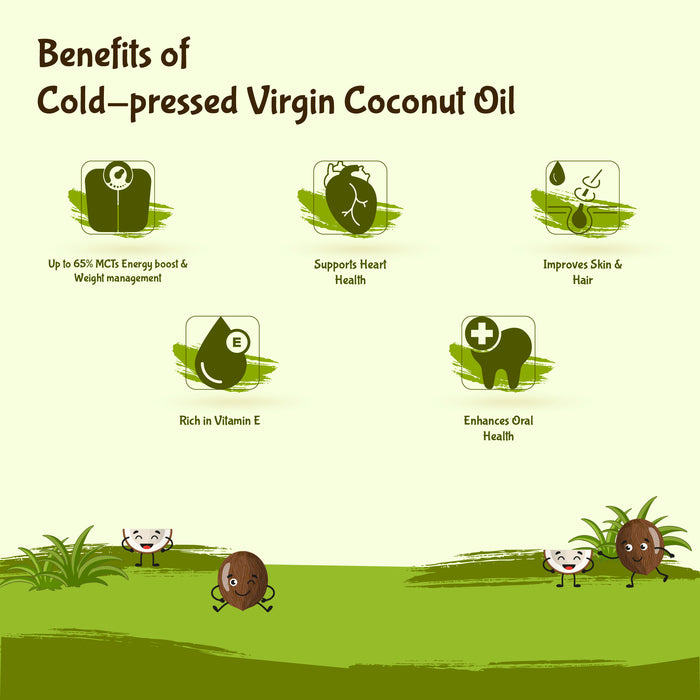 Organic Cold-Pressed Virgin Coconut Oil | Rajamudi Organics
