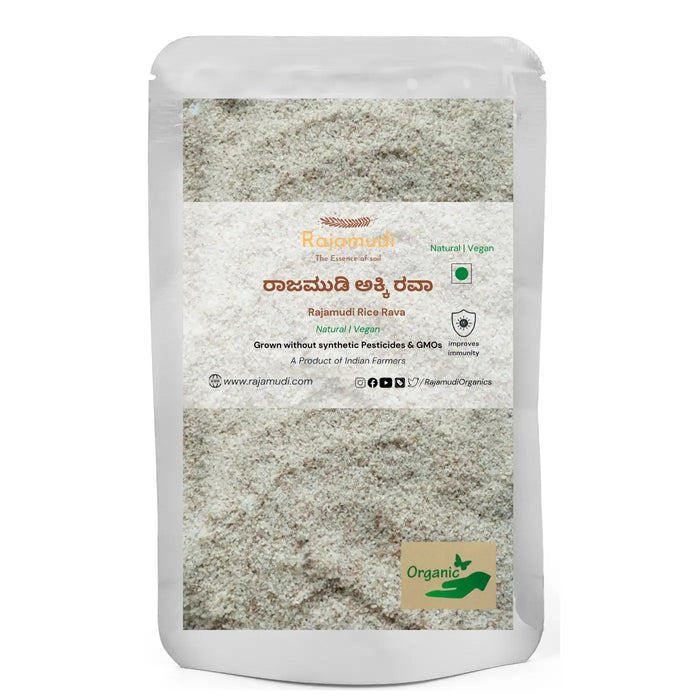 Organic Rajamudi Rice Rava By Rajamudi Organics